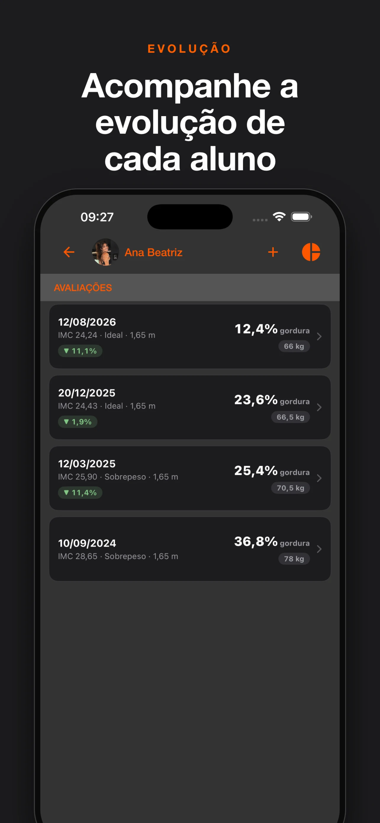 Avaliação Física PRO screenshot