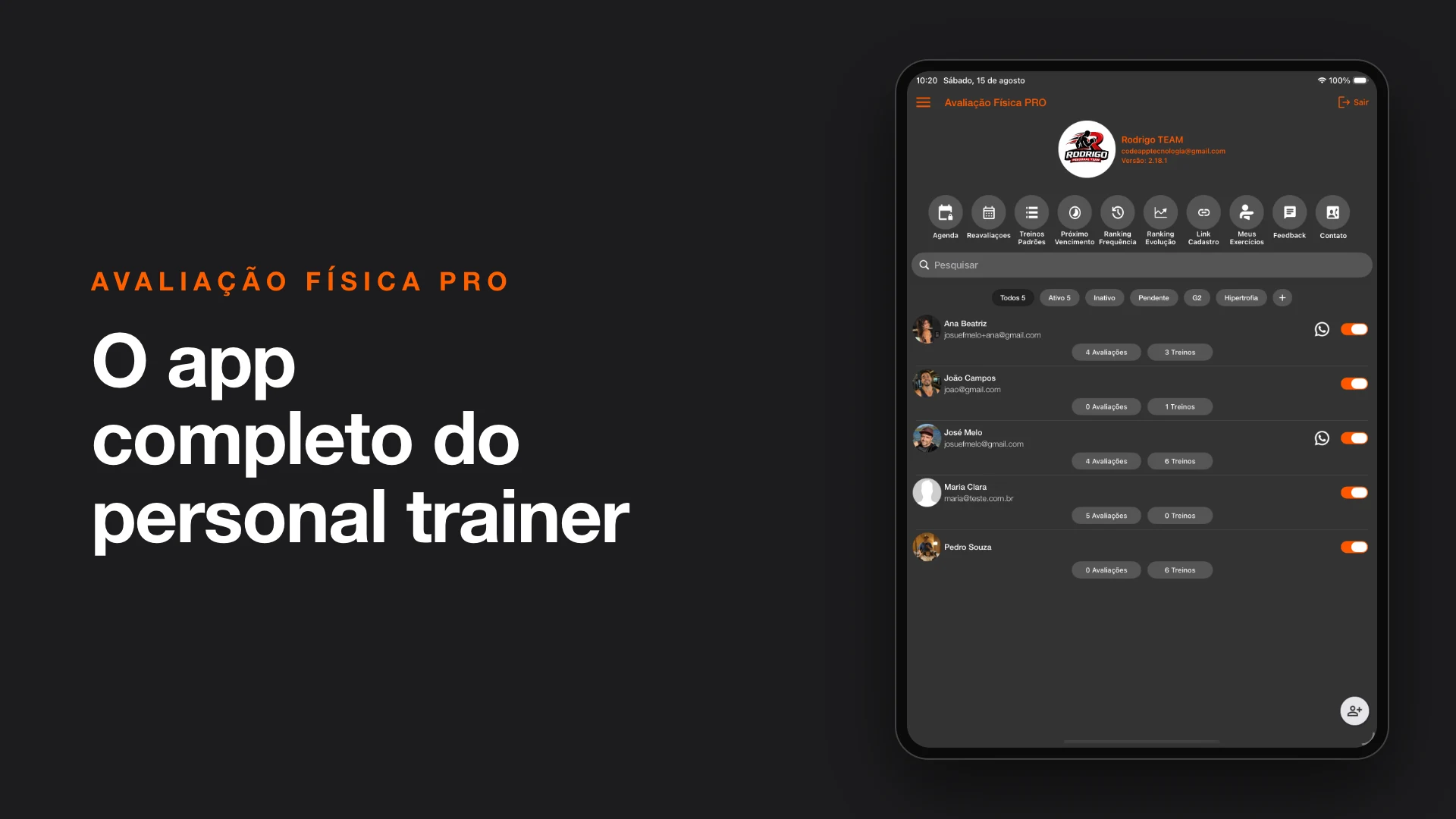Avaliação Física PRO screenshot